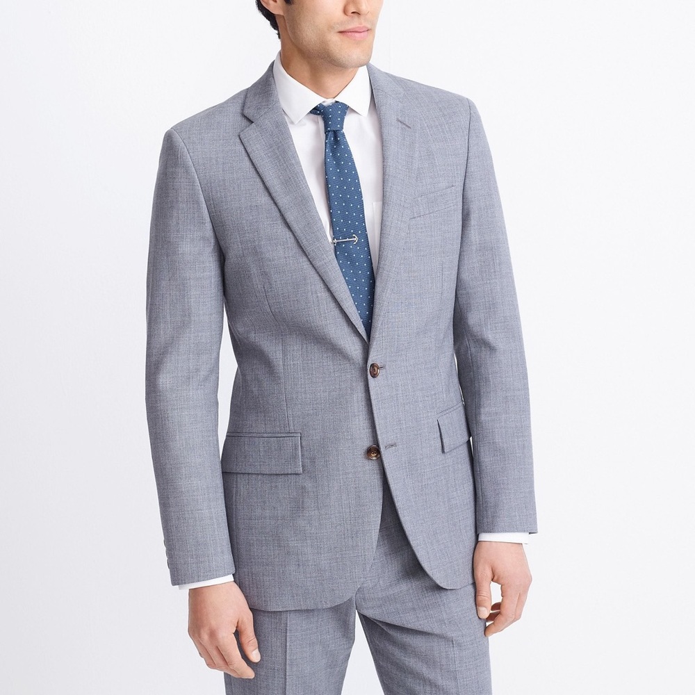 Slim-fit Thompson suit grey Voyager wool